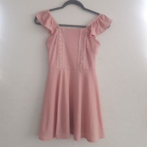 Miss Selfridge Petite Lace Skater Dress